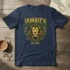 Jamaica Est 1962 Lion T-Shirt unique graphic design printed on comfortable cotton t-shirt