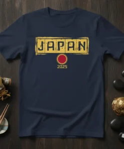 JAPAN 2025 creative graphic design printed on comfortable cotton t-shirt