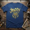 JEFFY LION T-SHIRT stylish graphic design printed on comfortable cotton t-shirt