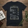 Jesus Paid It All Christian T-Shirt with a receipt design listing sins and scripture Romans 6:23