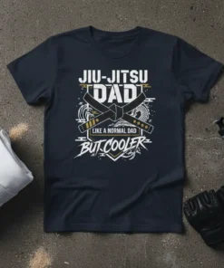JIU-JITSU DAD LIKE A text design featuring unique typography on quality t-shirt