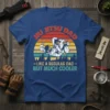 Jiu Jitsu Dad Like A Regular Dad But Much Cooler T-Shirt featuring two men grappling