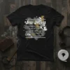 Jiu Jitsu noun dʒuːˈdʒɪtsu text design featuring creative typography on quality t-shirt