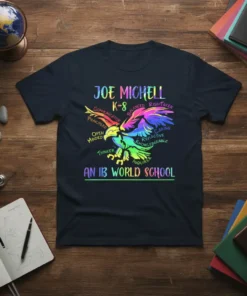 JOE MICHELL K-8 AN text design featuring creative typography on quality t-shirt