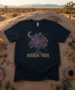 Joshua Tree T-Shirt detailed graphic design printed on comfortable cotton t-shirt