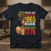4TH OF JULY JUNETEENTH text design featuring creative typography on quality t-shirt
