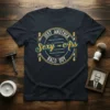 JUST ANOTHER Sexy-Ass BALD GUY t-shirt design with barber pole graphics and vintage style text