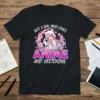Just a Girl Who Loves Anime and Sketching T-Shirt with anime characters and floral accents