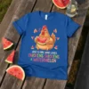 Just a Girl Who Loves Chickens Chickens & Watermelon t-shirt design featuring a cartoon chicken holding watermelon slices, surrounded by