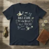 Just A Girl Who Loves Ducks t-shirt design featuring flying and swimming ducks with floral accents