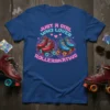 JUST A GIRL WHO LOVES ROLLERSKATING unique graphic design printed on comfortable cotton t-shirt