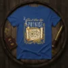 Just the tip I PROMISE t-shirt with pirate map, compass, key, and gold coins graphic