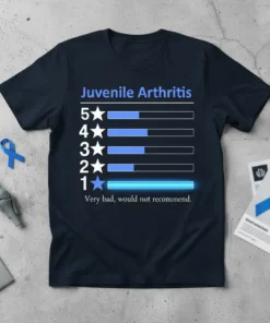 Juvenile Arthritis Very bad text design featuring bold typography on quality t-shirt