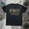K Po P THE text design featuring bold typography on quality t-shirt