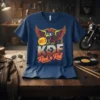 KDF Rock 'n' Roll graphic tee featuring a retro eagle with 103.3 on a yellow circle and "Rock 'n' Roll"