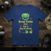 Keep Calm And Eat A Bag Of Dicks t-shirt featuring a green monster graphic and humorous text
