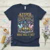 Keeper of the gender HE OR SHE WHAT WILL IT BEE? gender reveal t-shirt with cute bees and floral accents