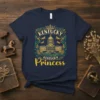Kentucky Princess t-shirt design featuring the Kentucky State Capitol building and running horses, with "Kentucky Kentucky Princess" text