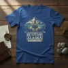 Ketchikan Alaska The Last Frontier T-Shirt with roaring bear and mountain graphic, vintage distressed style