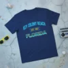 Key Colony Beach Est. 1957 Florida t-shirt with retro blue and yellow text