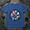 Koi Fish Yin Yang stylish graphic design printed on comfortable cotton t-shirt