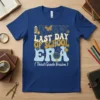 Last Day of School Era Third Grade Version t-shirt with retro wavy font and globe graphic