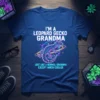 I'm a Leopard Gecko Grandma Just Like a Normal Grandma Except Much Cooler text with a neon leopard gecko graphic