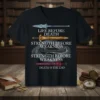 Life Before Death Strength text design featuring creative typography on quality t-shirt