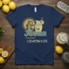Christian t-shirt with text "Life Gave Me Some Lemons but My Jesus He be Makin' Lemonade" and vintage lemonade pitcher