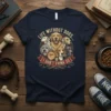 LIFE WITHOUT DOGS... I text design featuring unique typography on quality t-shirt