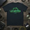 LimeWire THE #1 P2P text design featuring bold typography on quality t-shirt