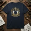 Lord Nermal Flip The World t-shirt design with two cats in armor and a banner