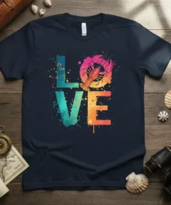 Love Lobster|| detailed graphic design printed on comfortable cotton t-shirt