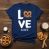 Love Pretzel T-Shirt stylish graphic design printed on comfortable cotton t-shirt