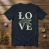 Love Turtle T-Shirt bold graphic design printed on comfortable cotton t-shirt