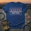 Make Deportation Great Again t-shirt with American flag stars and fence graphic