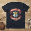 Make My Hip Great Again t-shirt design with caduceus medical symbol and shield