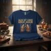 Make My Lungs Great Again T-Shirt with vintage steampunk lung graphic and patriotic text