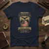 Making America Great Since 1991 T-Shirt with American flag and eagle graphic