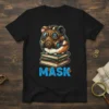 Mask Guinea Pig Steampunk eye-catching graphic design printed on comfortable cotton t-shirt