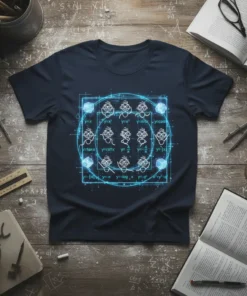 y=x, y=x², y=x³, y=sinx, text design featuring creative typography on quality t-shirt