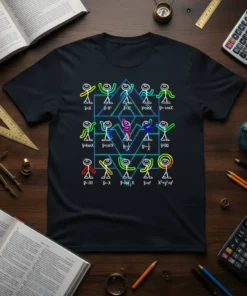 y=X y=X² y=X³ y=sinX text design featuring creative typography on quality t-shirt