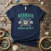 MERMAID SECURITY MERMAID SECURITY detailed graphic design printed on comfortable cotton t-shirt