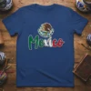 Mexico T-Shirt with Mexican flag emblem and the word "Mexico" in green, white, and red lettering