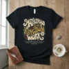 Motherhood Is Kingdom Work t-shirt with Proverbs 31 quote and floral graphic