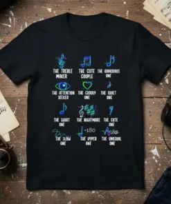 The Treble Maker The text design featuring unique typography on quality t-shirt