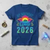 MY BIRTHDAYCruise2026 bold graphic design printed on comfortable cotton t-shirt