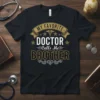 My Favorite Doctor Calls Me Brother t-shirt design with medical caduceus symbol and distressed typography