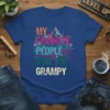 My Favorite People Call Me Grampy t-shirt with colorful circuit board design