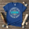My Favorite Sailor Calls Me Auntie T-Shirt with nautical compass and anchor graphic